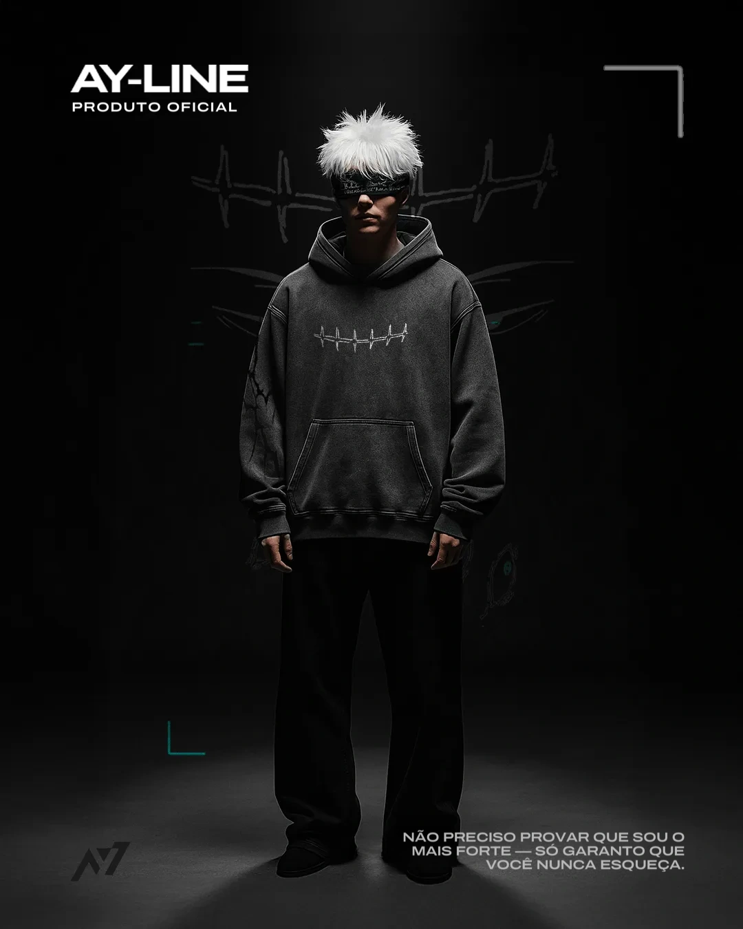 Moletom Oversized com Capuz — Laço Profano — imagem 5