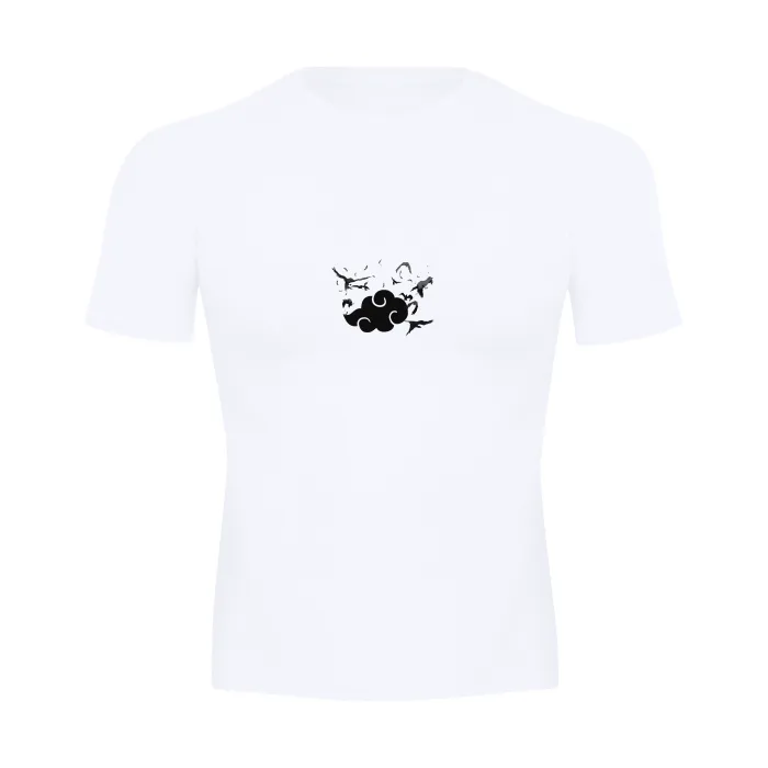 Camiseta de Compressão — Corvo Sombrio 2.0 · Branca — imagem 2