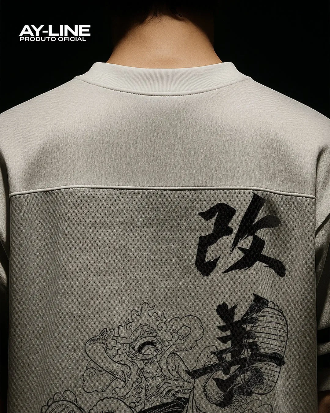 Camiseta Oversized Esportiva — Caminho do Rei dos Piratas: Gear 5 — imagem 4
