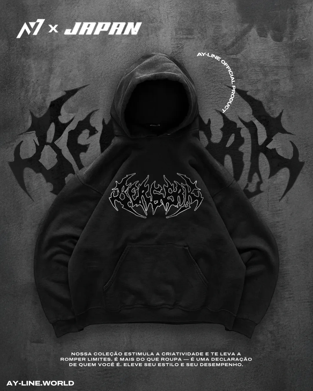 Moletom Oversized com Capuz — Sacrifício — imagem 3