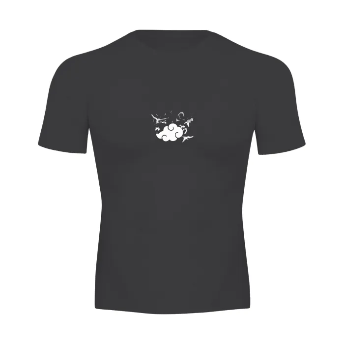 Camiseta de Compressão — Corvo Sombrio 2.0 · Preta — imagem 2