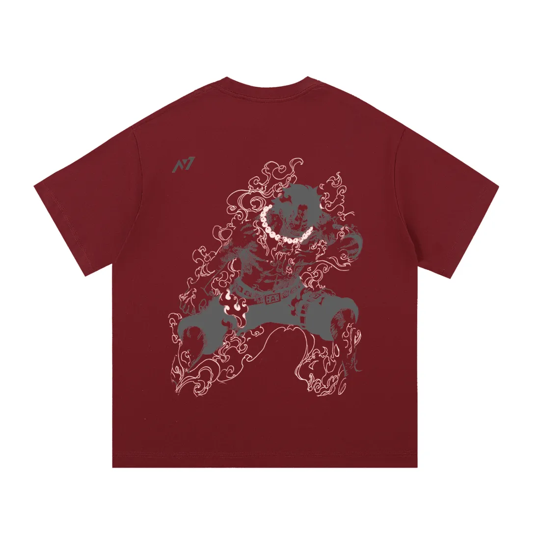 Camiseta Oversized — Punho de Fogo — imagem 4