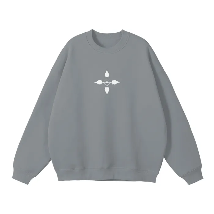 Moletom Oversized sem Capuz — Carisma Sombrio: Peixe — imagem 4
