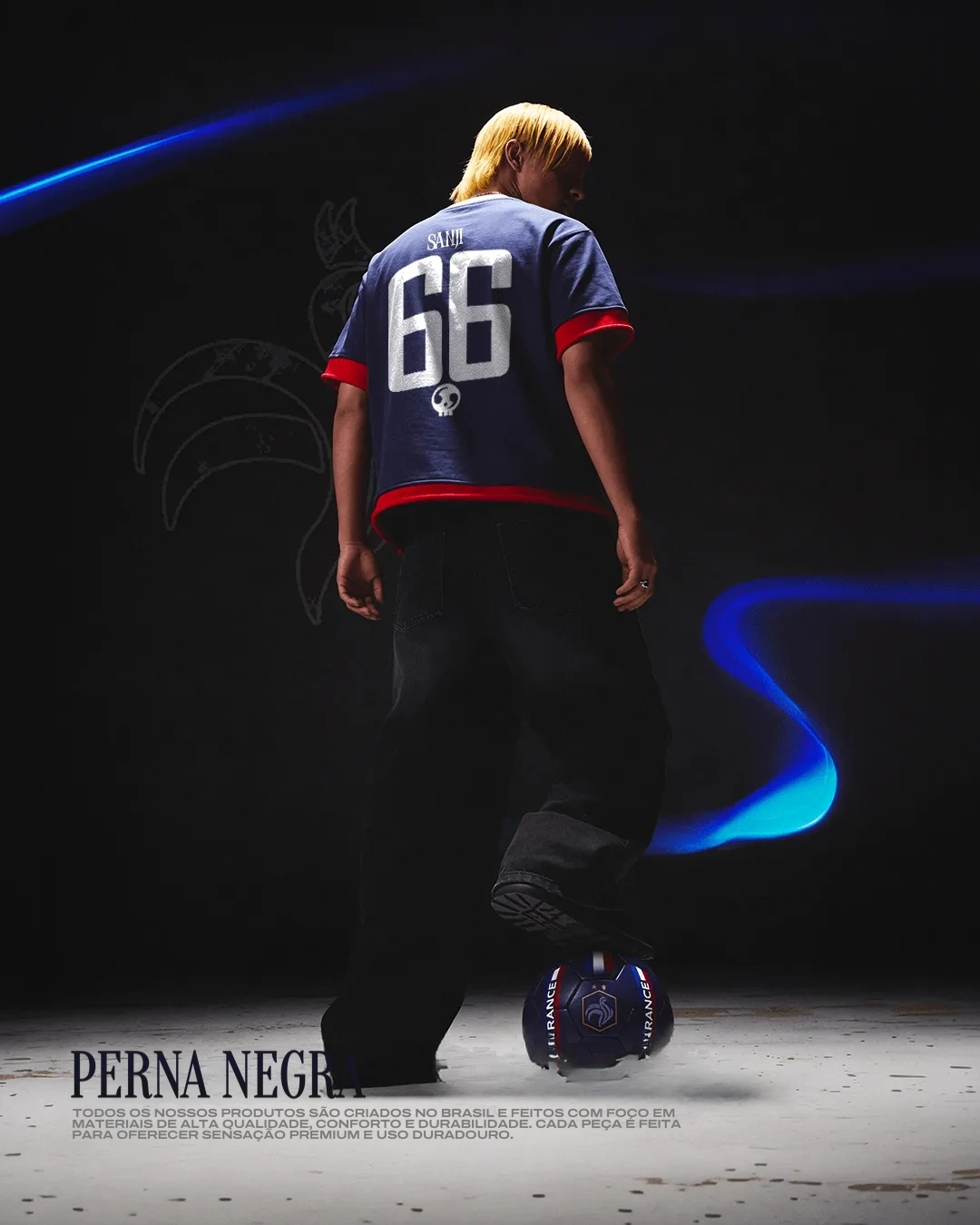 Camisa — Perna Negra · França — imagem 2