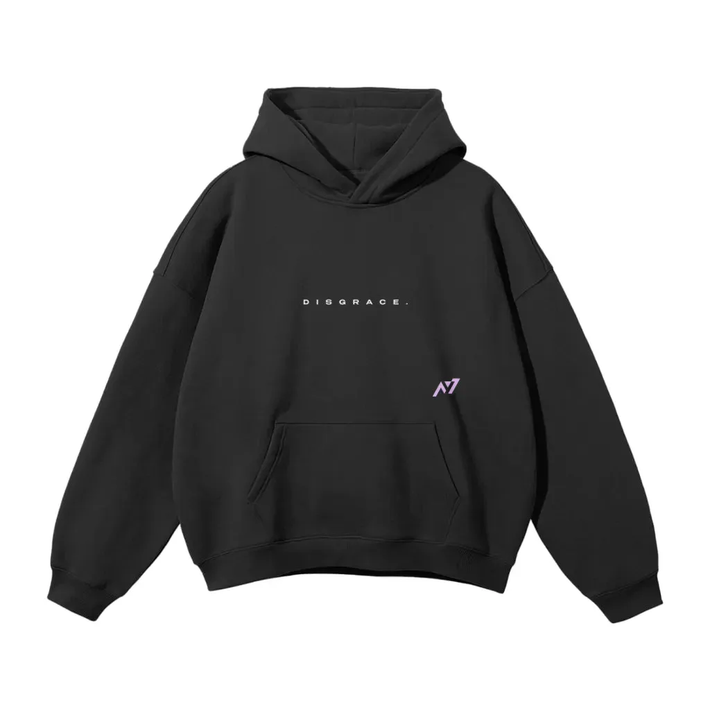 Moletom Oversized com Capuz — O Desonrado · Preto — imagem 2