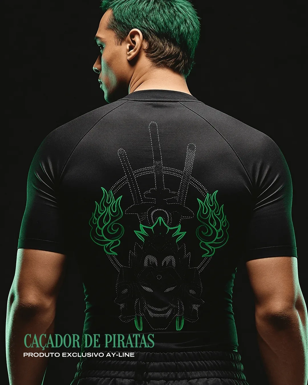 Camiseta de Compressão — Caçador de Piratas