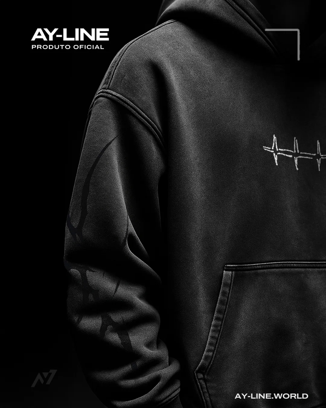 Moletom Oversized com Capuz — Laço Profano — imagem 6