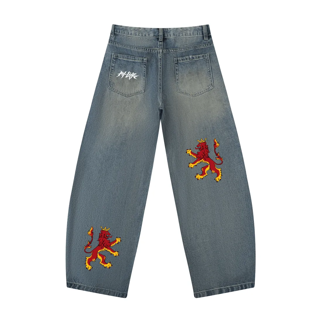 Calça Jeans de Corte Arredondado — Espanha em Chamas — imagem 2