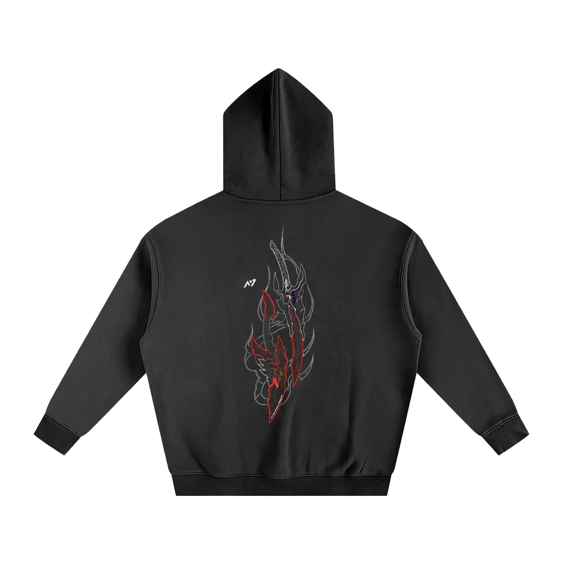 Moletom Oversized com Capuz — Adaga da Fúria — imagem 2