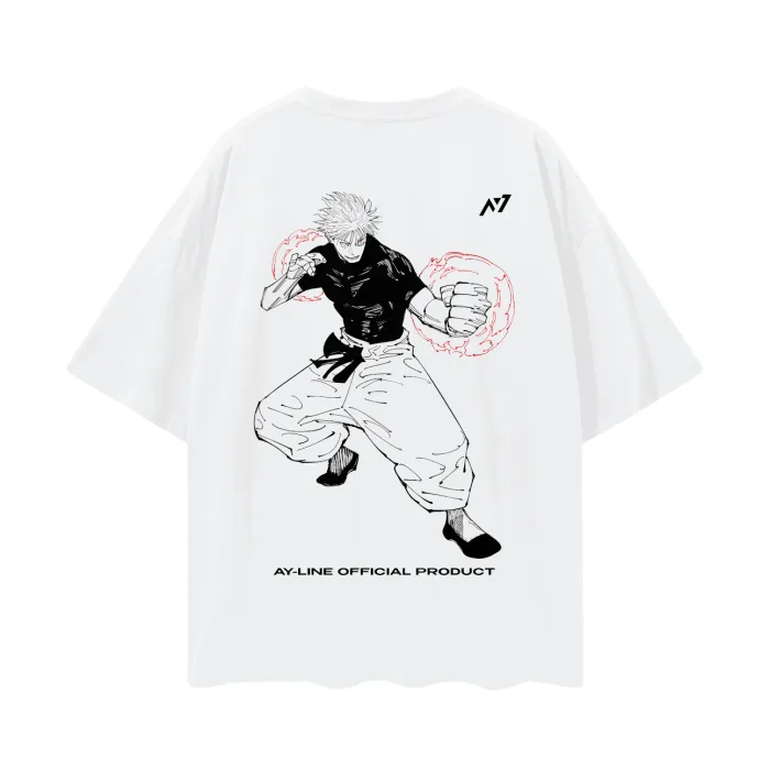 Camiseta Oversized — O Mais Forte · Branca — imagem 1