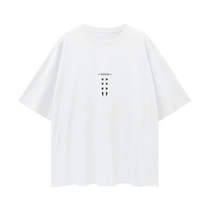 Camiseta Oversized — Ciclo do Desespero · Branca — imagem 2