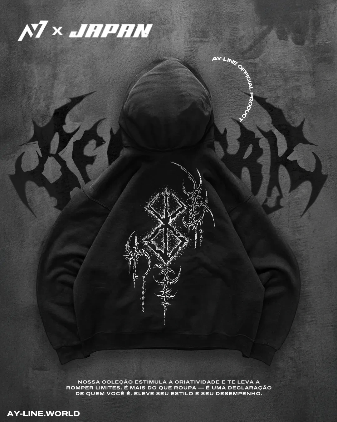 Moletom Oversized com Capuz — Sacrifício — imagem 4