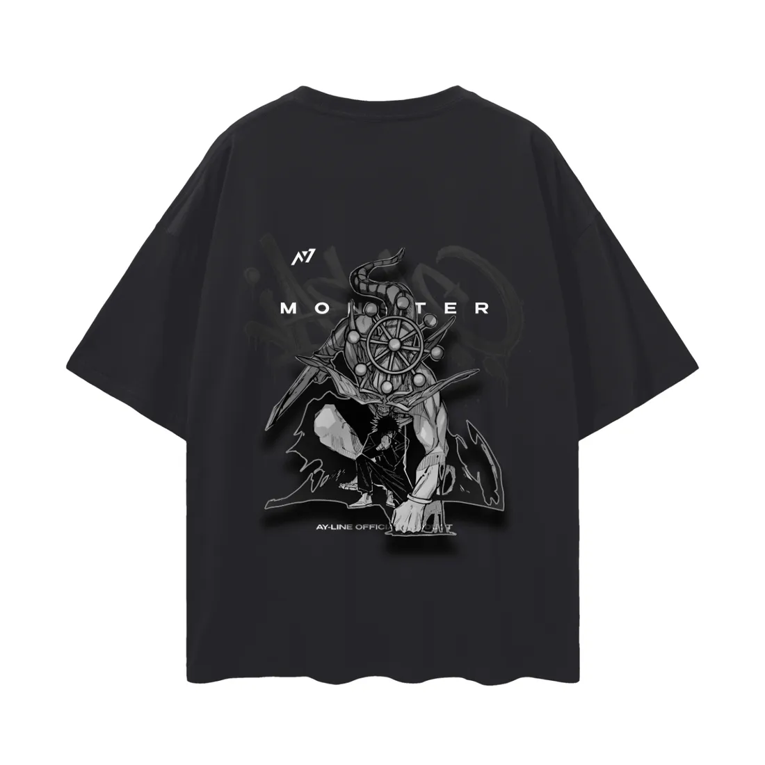 Camiseta Oversized — Monstro — imagem 2