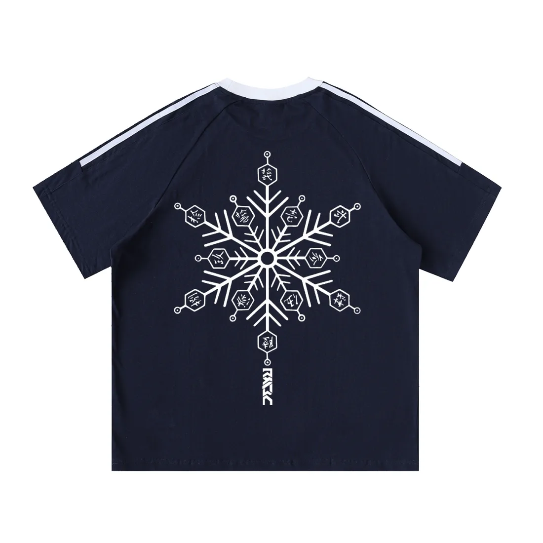 Camiseta Oversized de Gola Redonda — Terceira Lua Superior — imagem 5