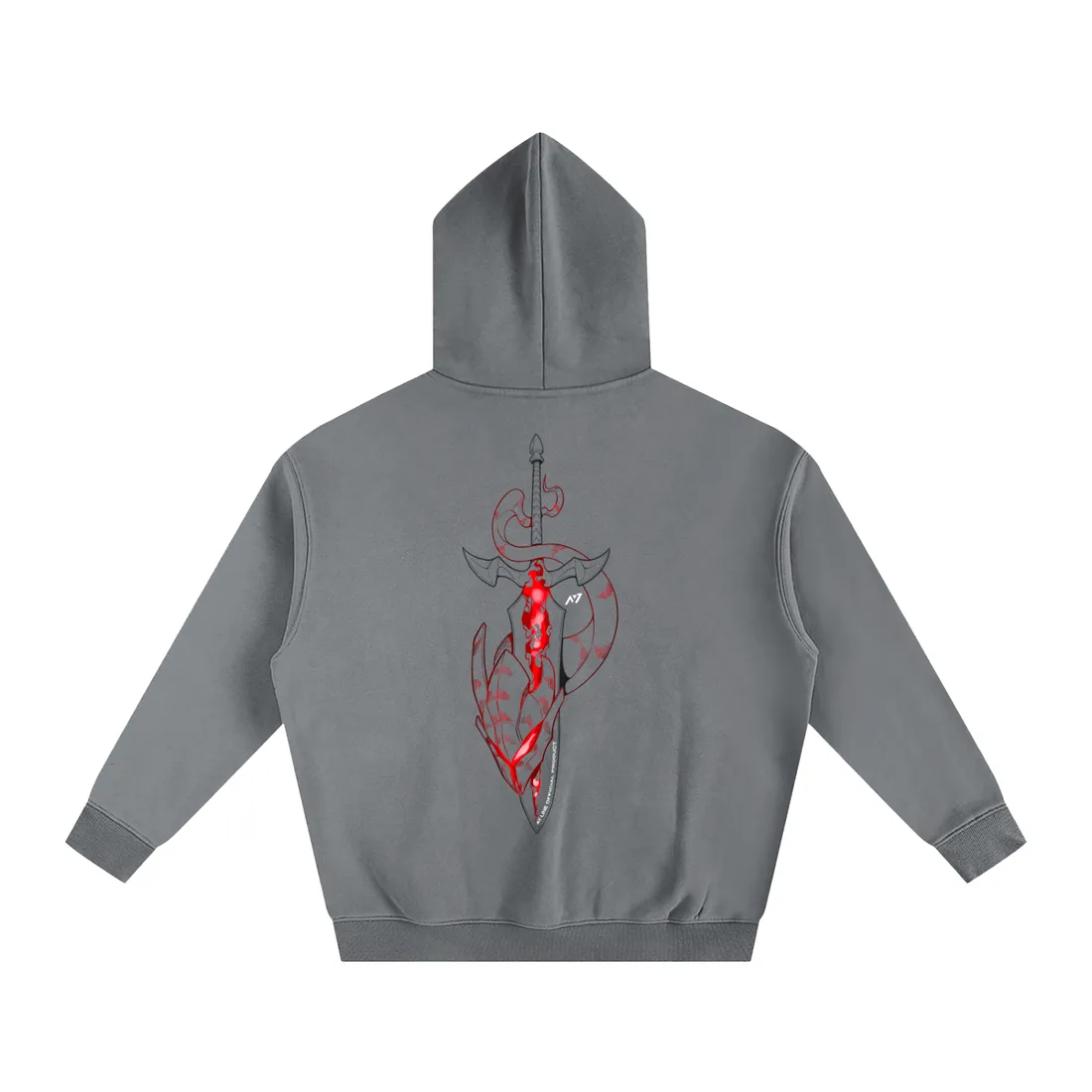 Moletom Oversized com Capuz — Lâmina Demoníaca — imagem 5