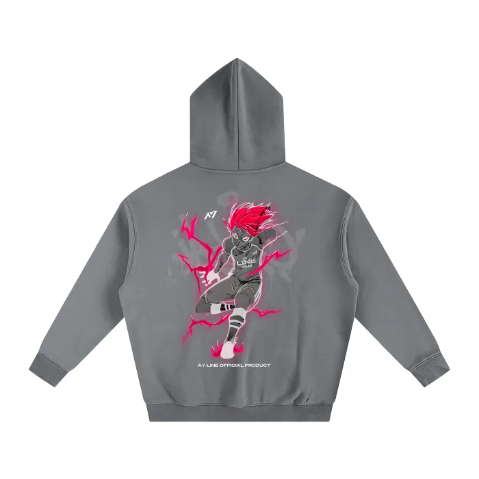 Moletom Oversized com Capuz — Velocidade Pura — imagem 4