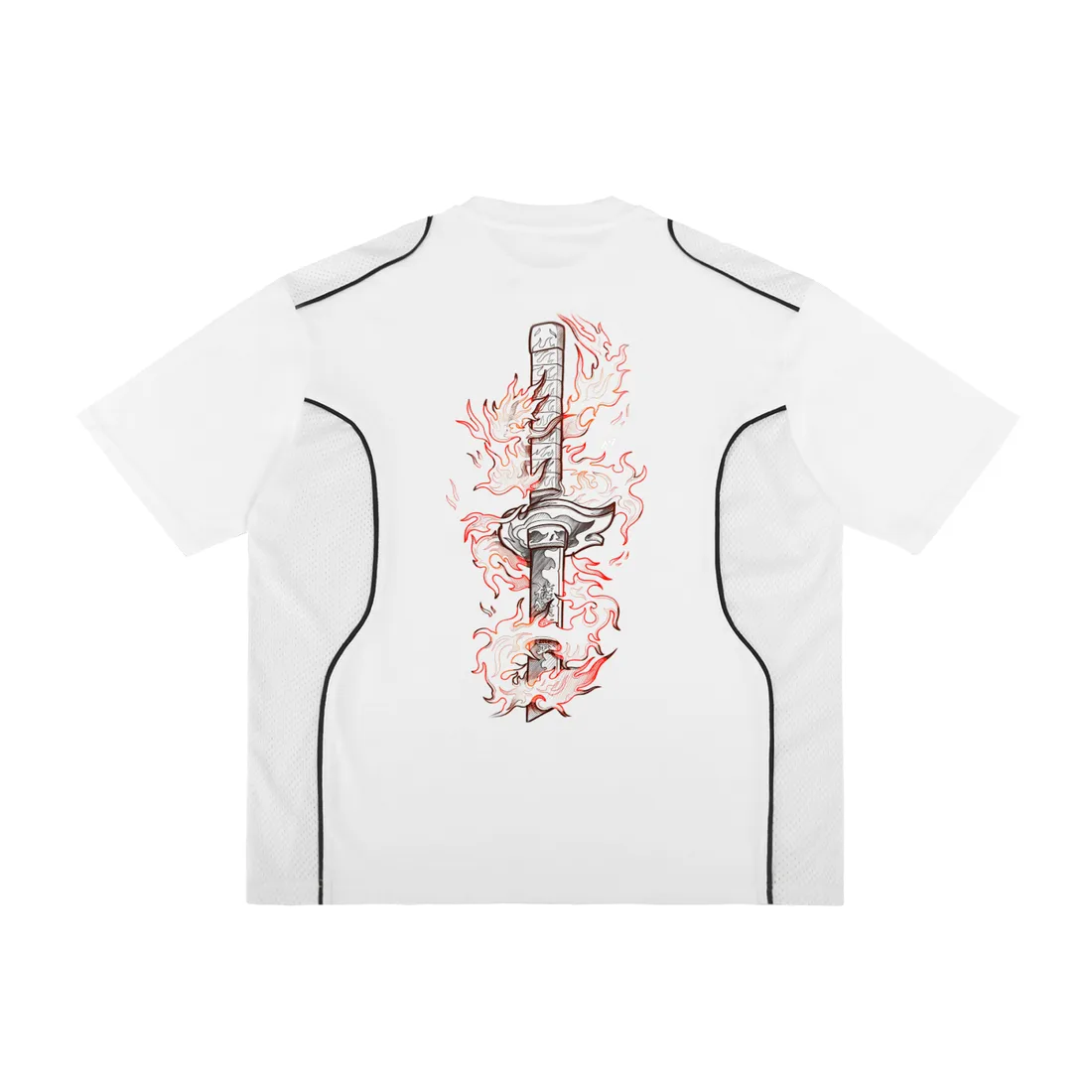Camiseta Oversized de Corrida — Hashira do Fogo — imagem 4