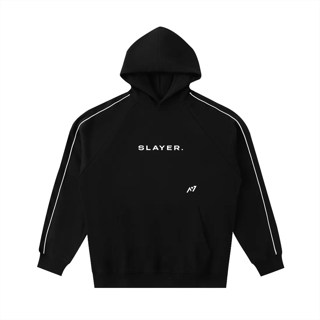 Moletom Oversized com Capuz — Estrondo do Trovão · Listrado — imagem 2
