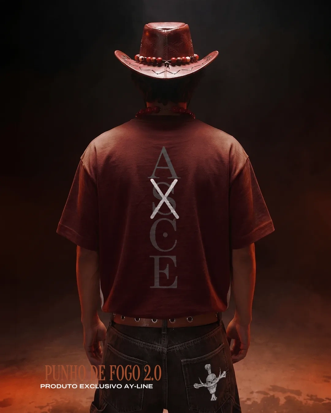 Camiseta Oversized — Punho de Fogo 2.0