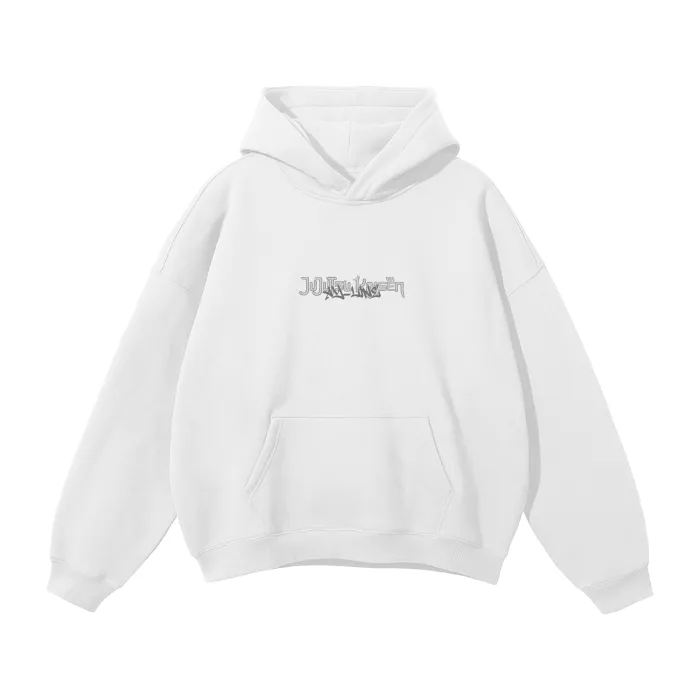 Moletom Oversized com Capuz — O Mais Forte · Branco — imagem 2