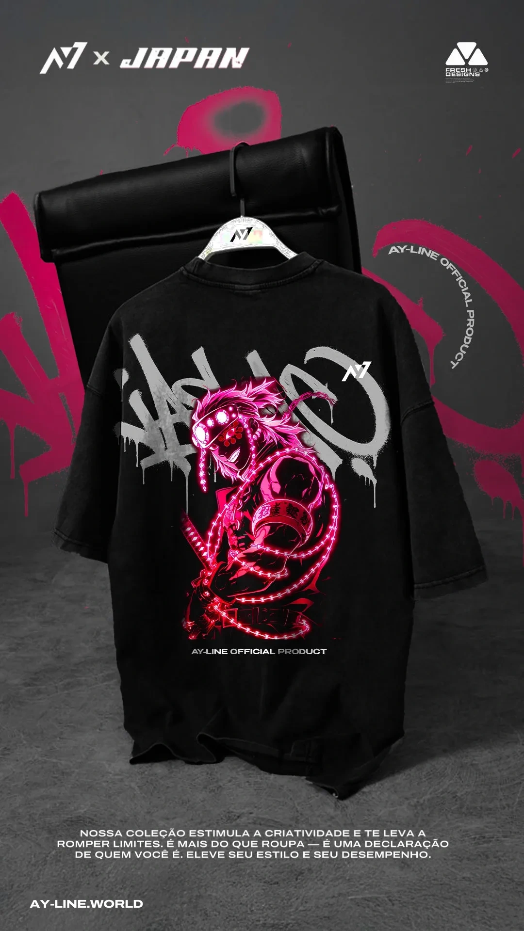 Camiseta Oversized — Deus das Festividades — imagem 1
