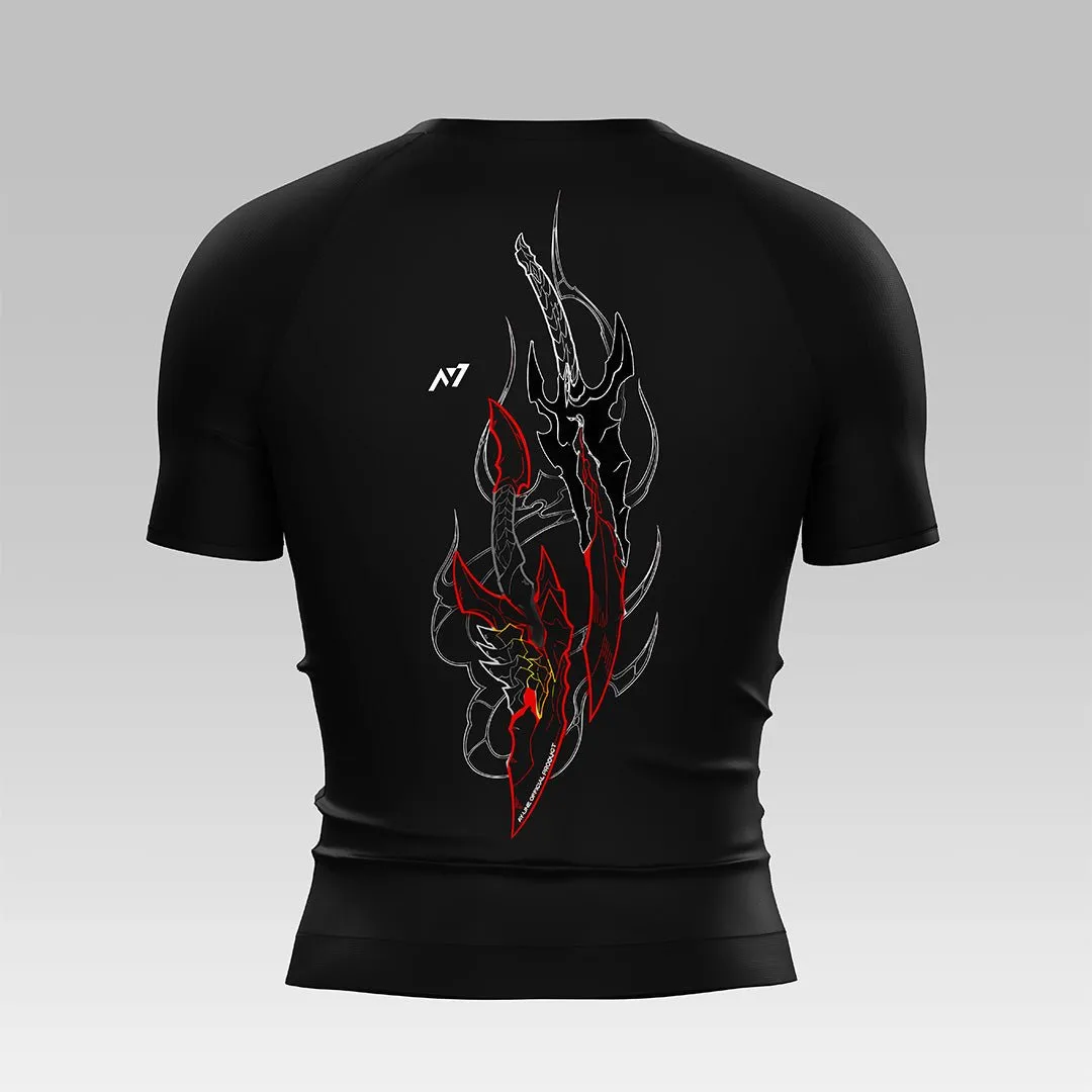 Camiseta de Compressão — Adaga da Fúria