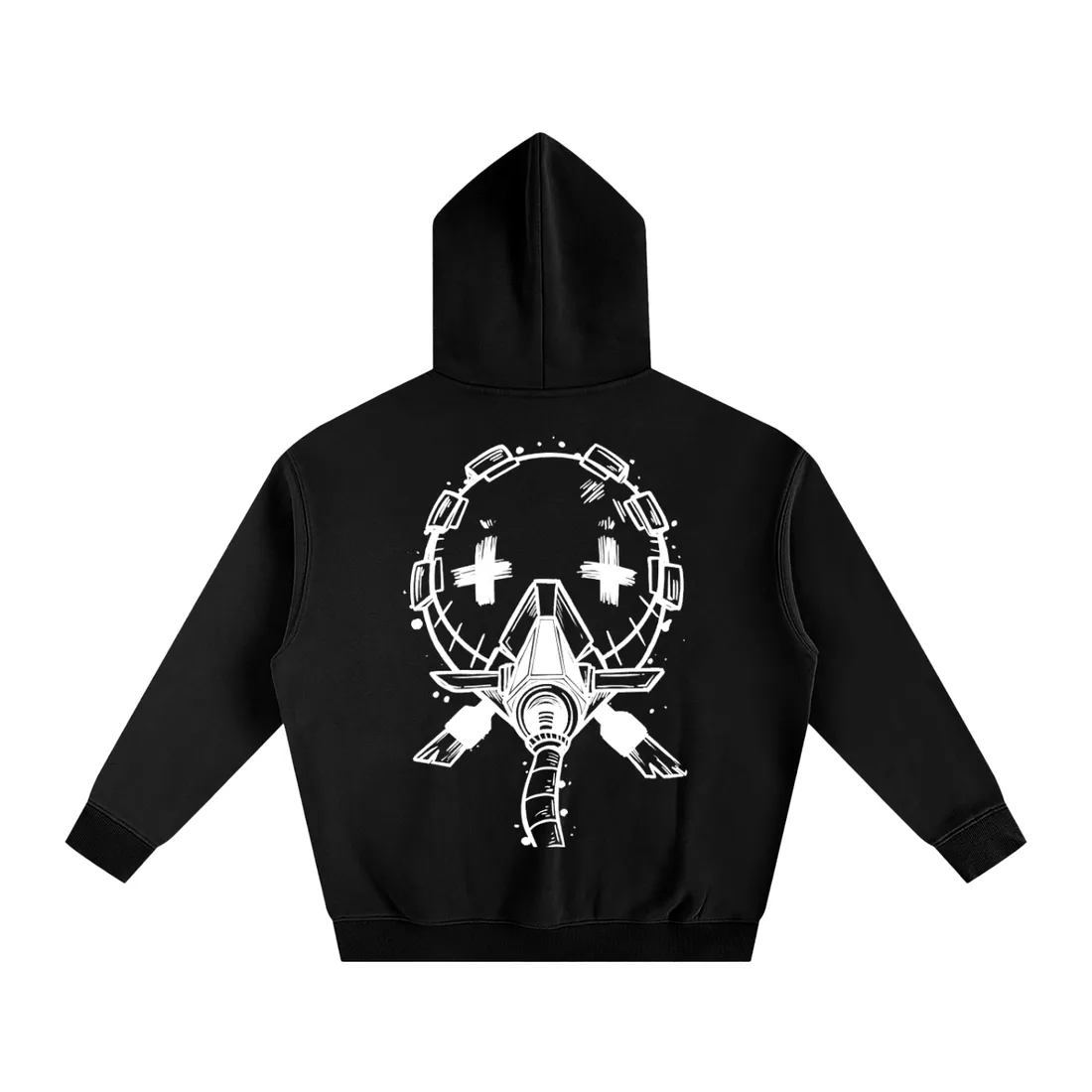 Moletom Oversized com Capuz — Renegado Mascarado