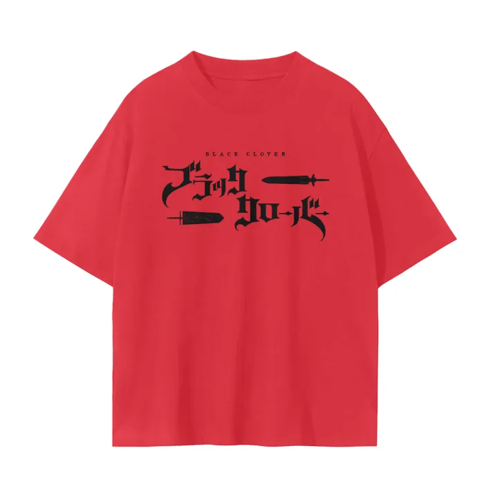 Camiseta Oversized — Ascensão do Grimório · Grafite · Vermelha — imagem 2