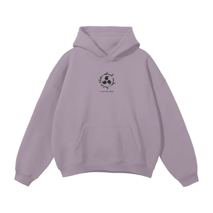 Moletom Oversized com Capuz — Shinobi Renegado · Roxo — imagem 2