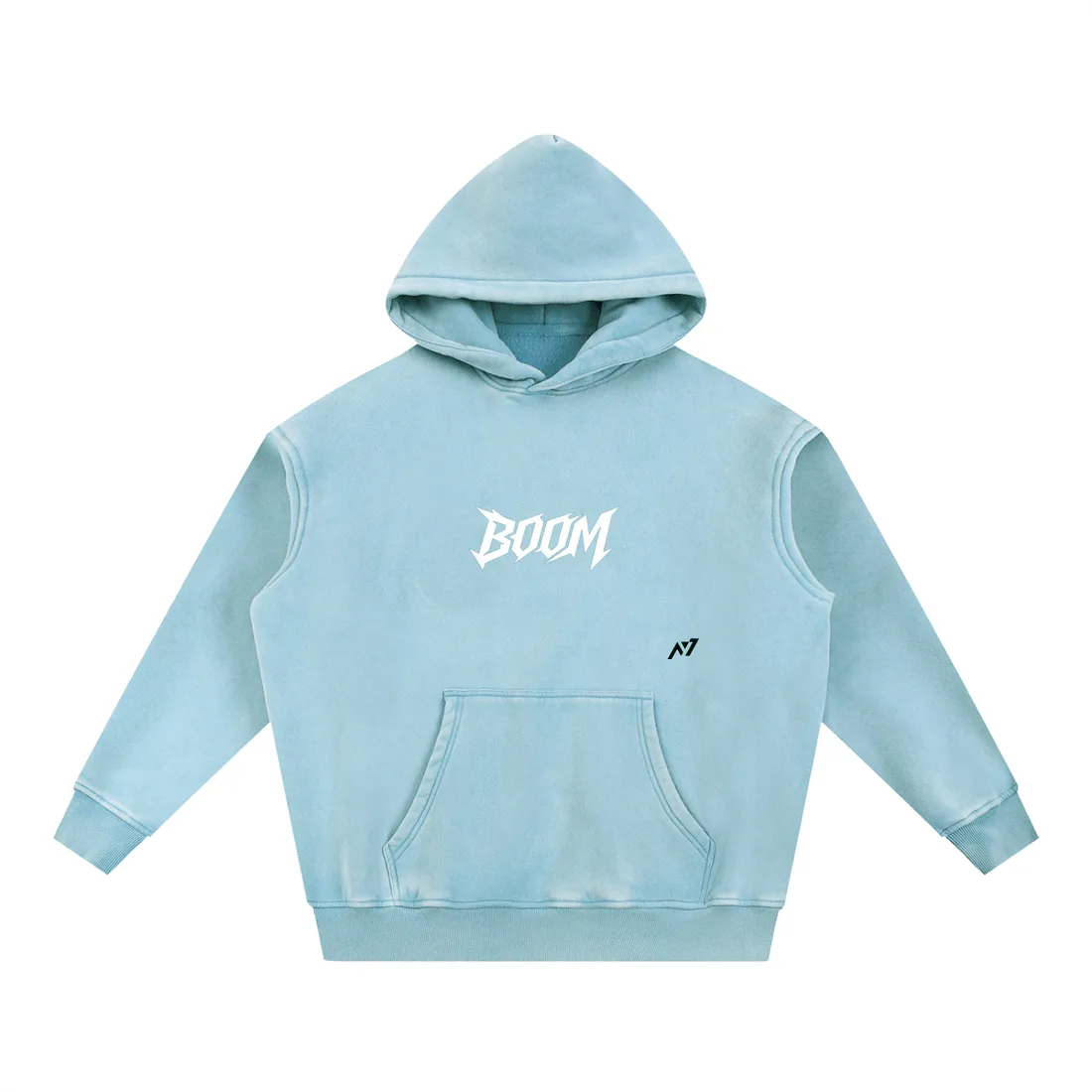 Moletom Oversized com Capuz — Contra-Ataque · Estonado — imagem 5