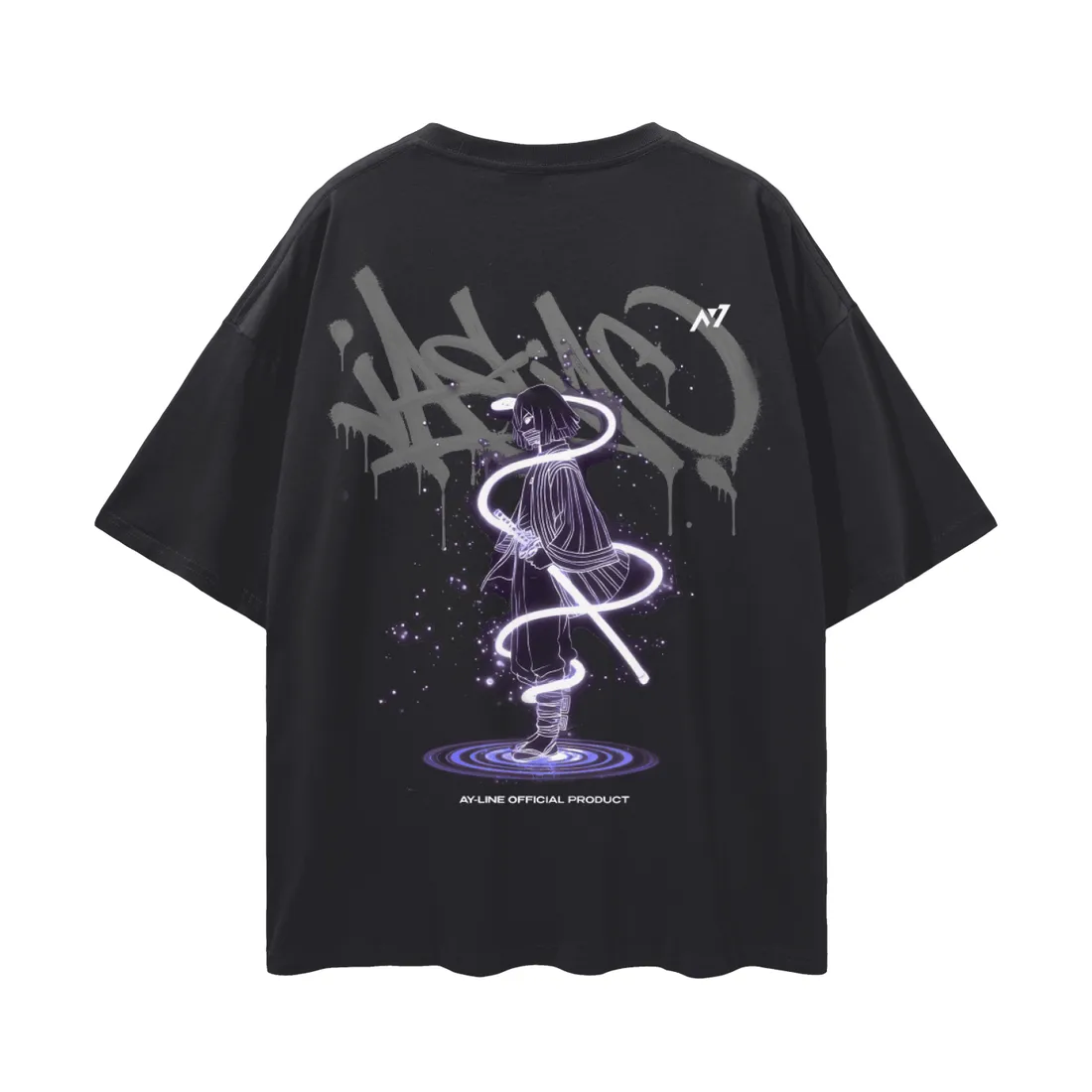 Camiseta Oversized — Hashira da Serpente