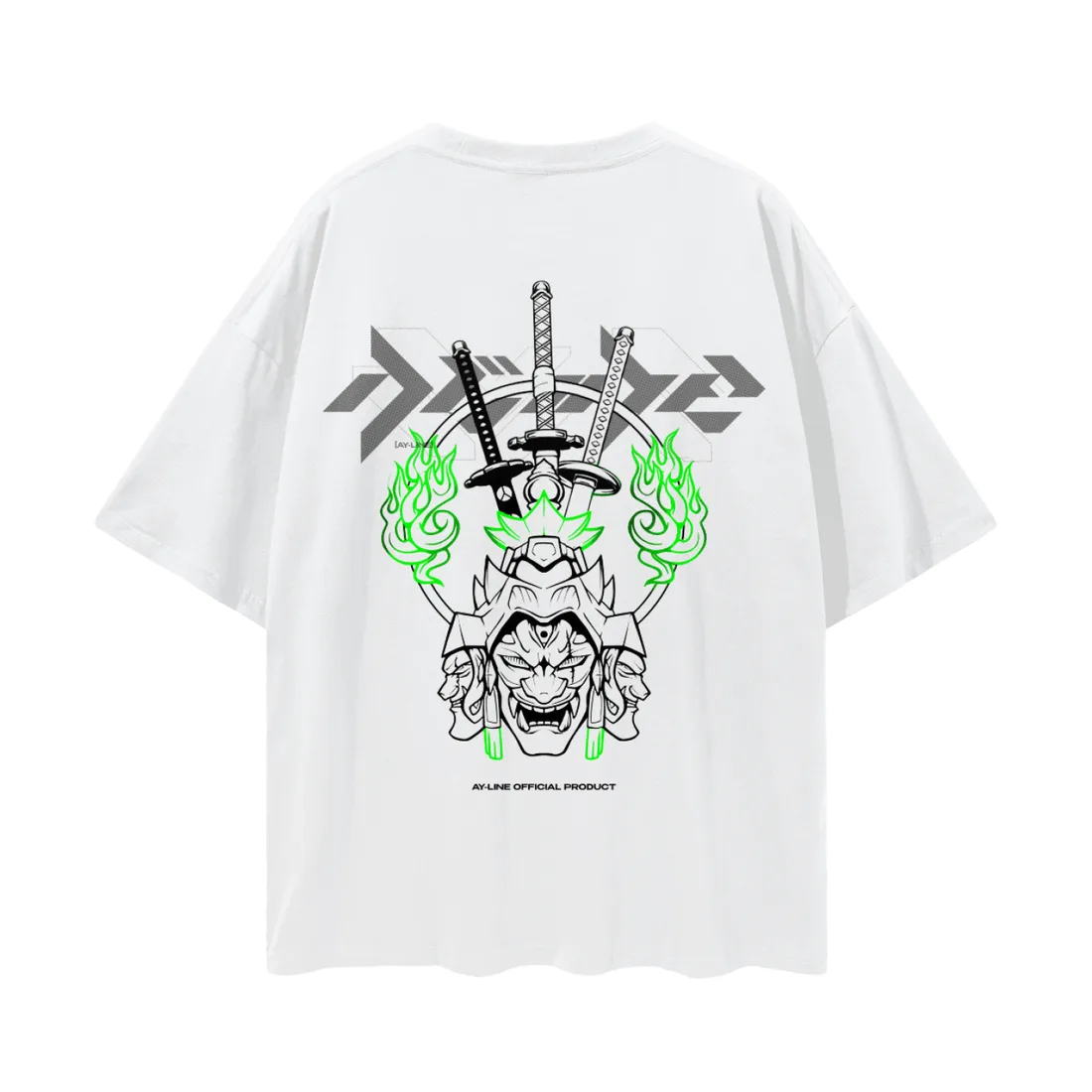 Camiseta Oversized — Fúria Gravada · Branca — imagem 2