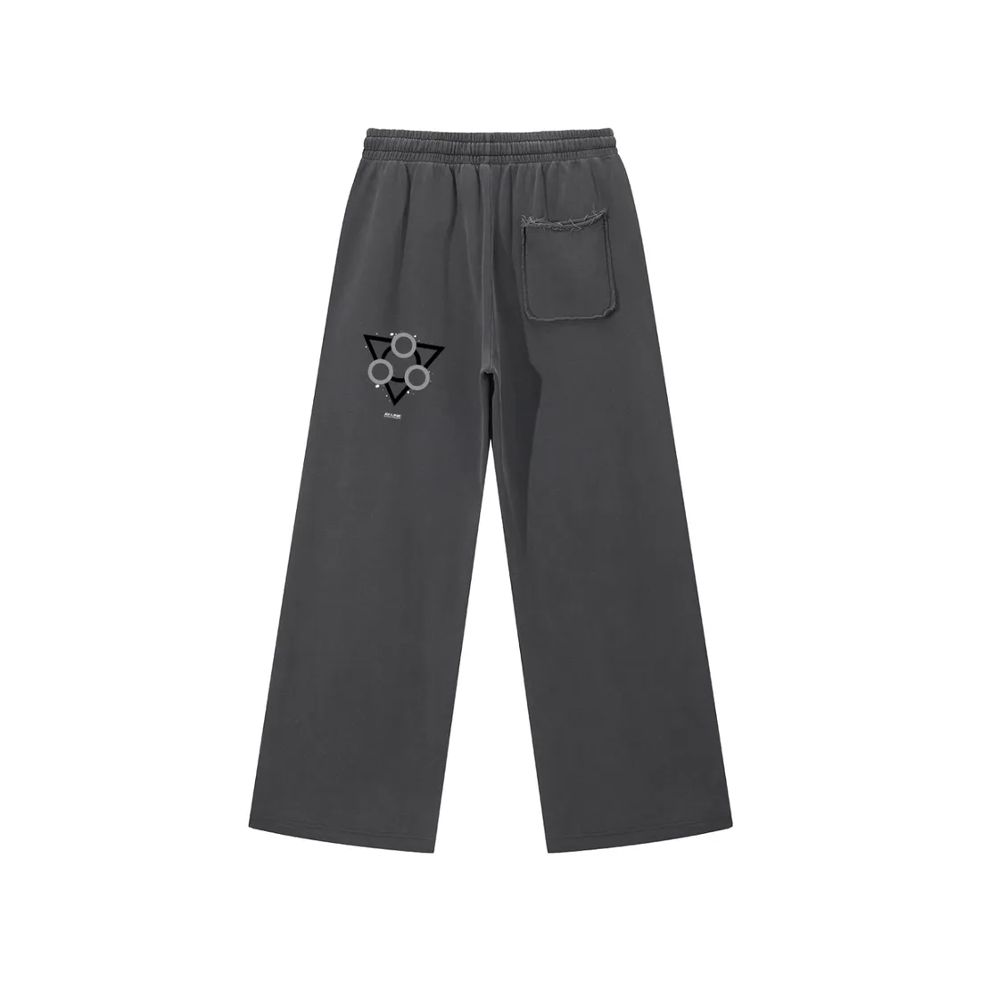 Calça de Moletom — Neve Estonada de Barra a Fio