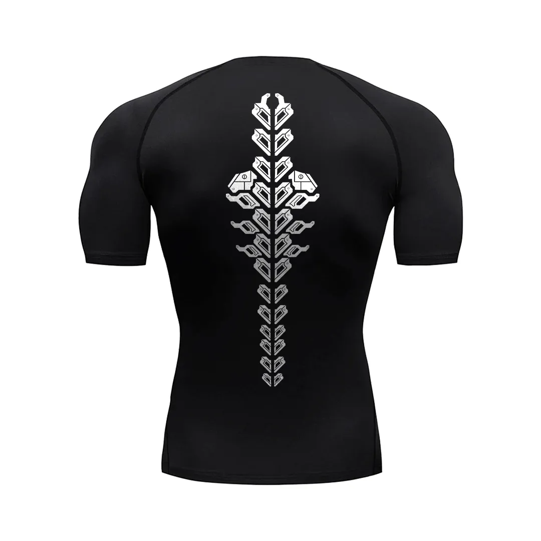 Camiseta de Compressão — Disparada Neon Sandevistan