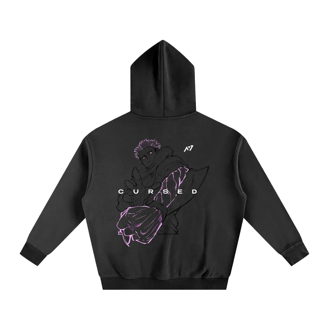 Moletom Oversized com Capuz — Amaldiçoado — imagem 2