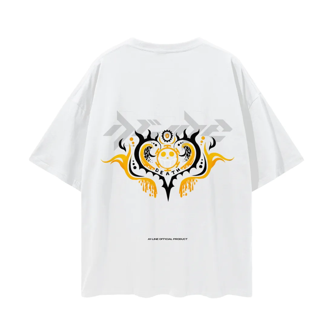 Camiseta Oversized — Código da Morte · Branca — imagem 2