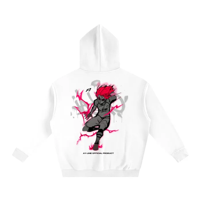 Moletom Oversized com Capuz — Velocidade Pura · Leve