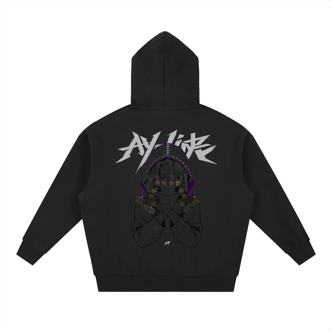 Moletom Oversized com Capuz — Enigma Velado — imagem 4