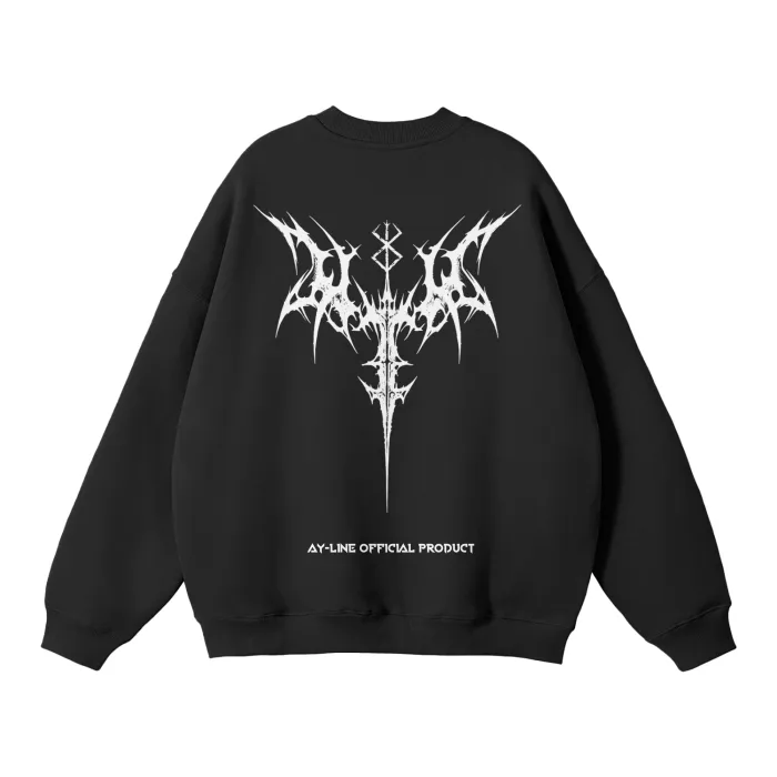 Moletom Oversized sem Capuz — Marca do Sacrifício 3.0