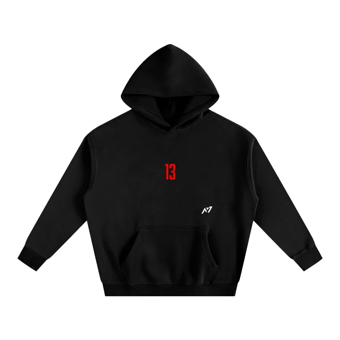 Moletom Oversized com Capuz — Devorador de Talentos · Preto — imagem 2