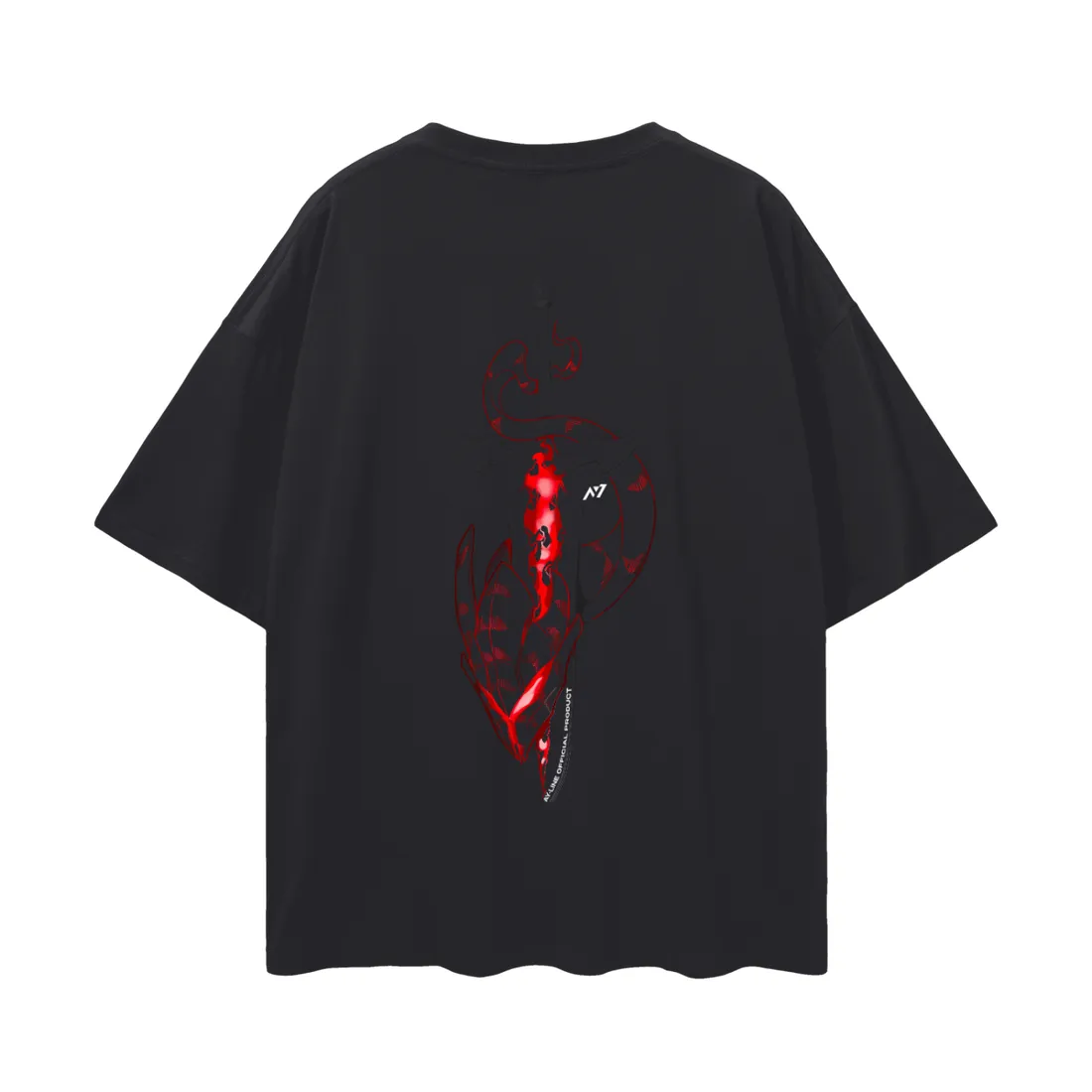 Camiseta Oversized — Lâmina Demoníaca