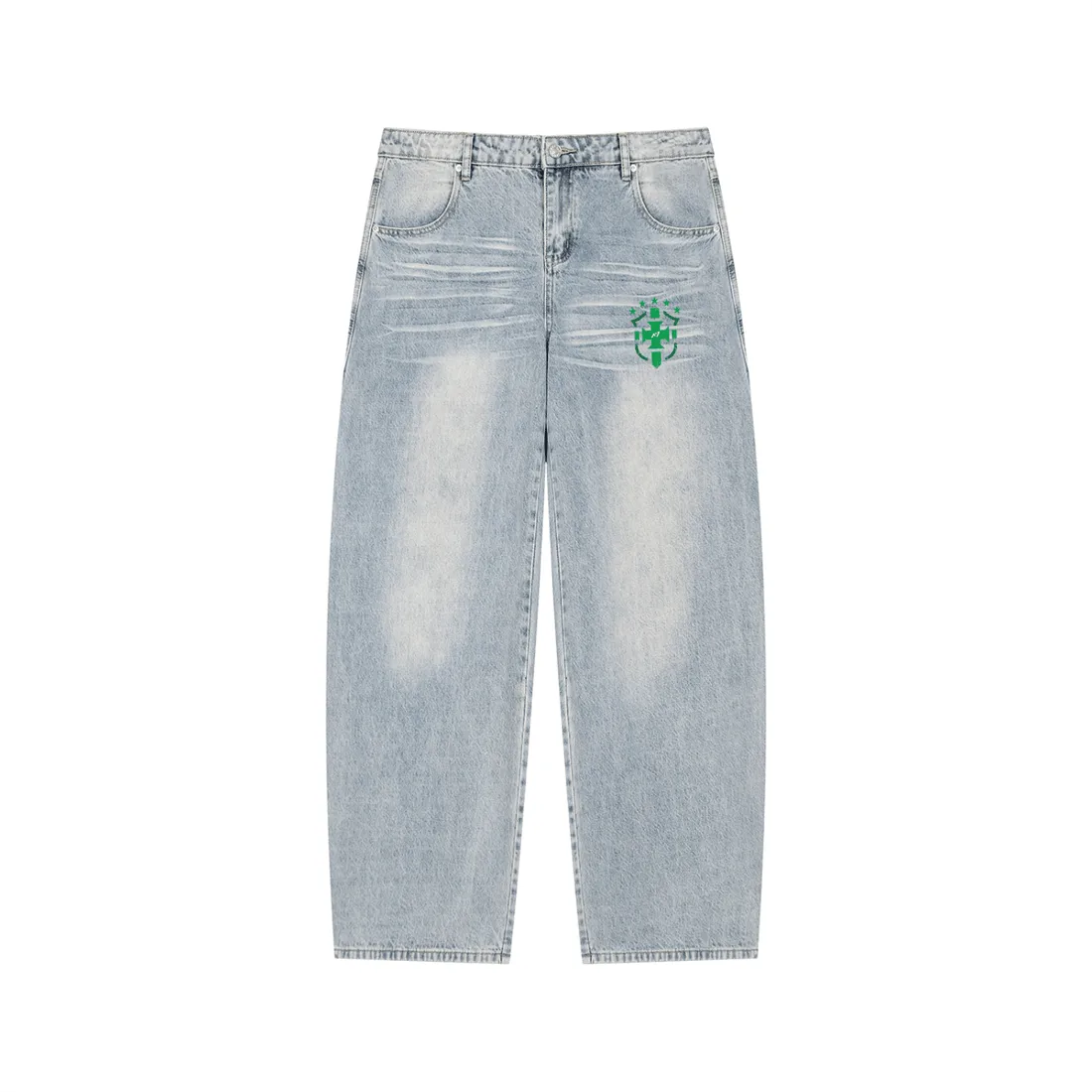 Calça Jeans de Perna Larga — Brasil — imagem 1