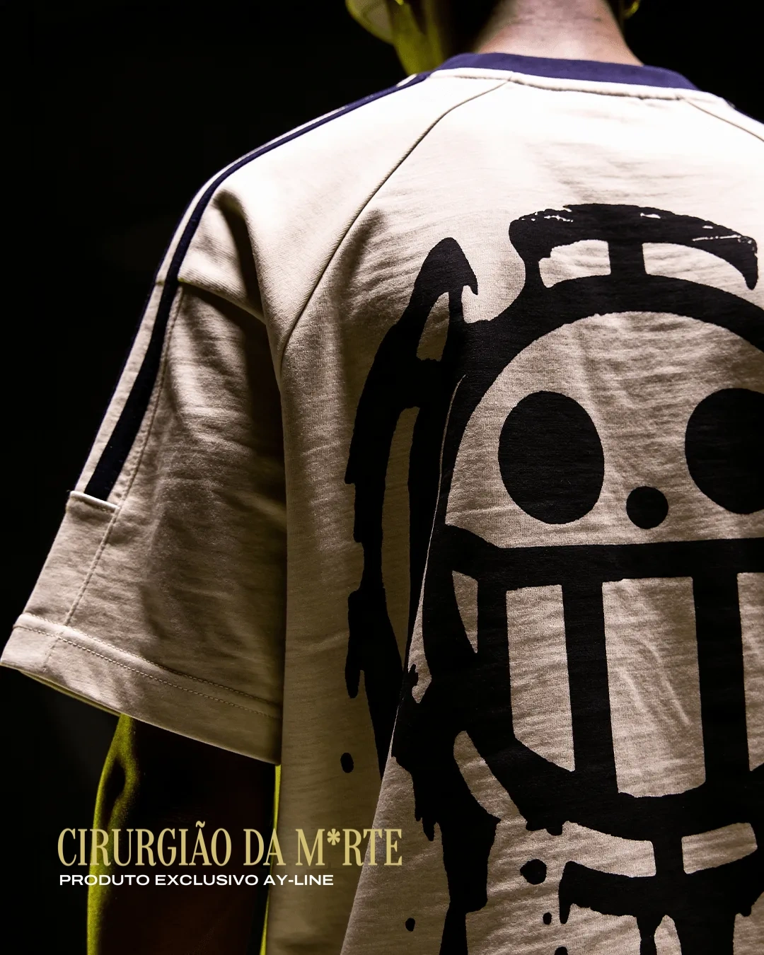 Camiseta Oversized de Gola Redonda — Cirurgião da Morte — imagem 3