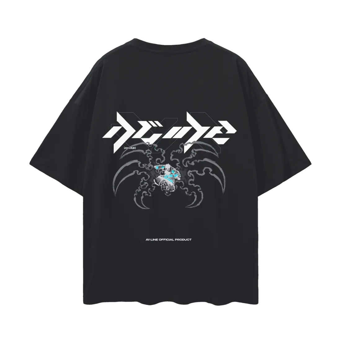Camiseta Oversized — Ignição Azul