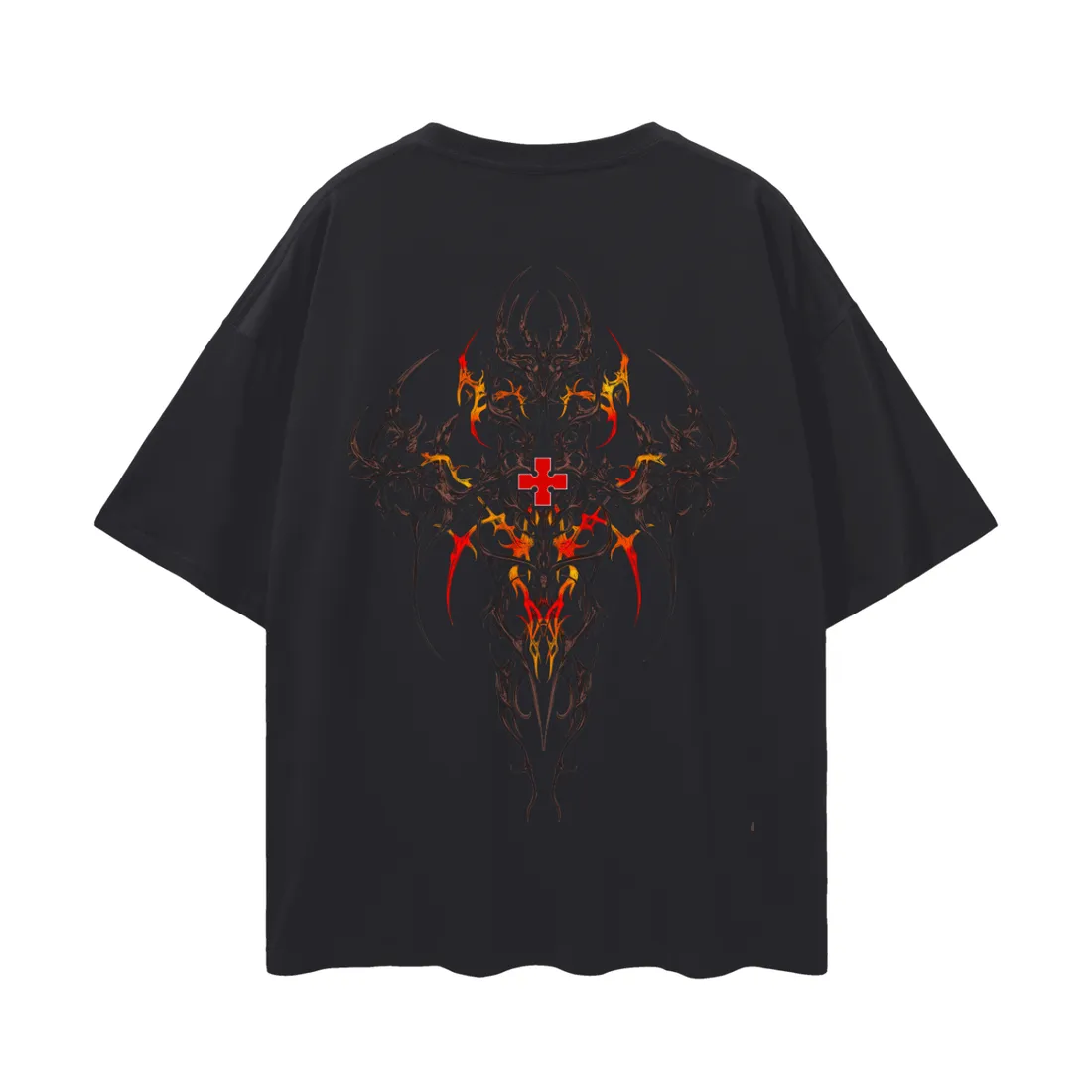 Camiseta Oversized — Núcleo Demoníaco