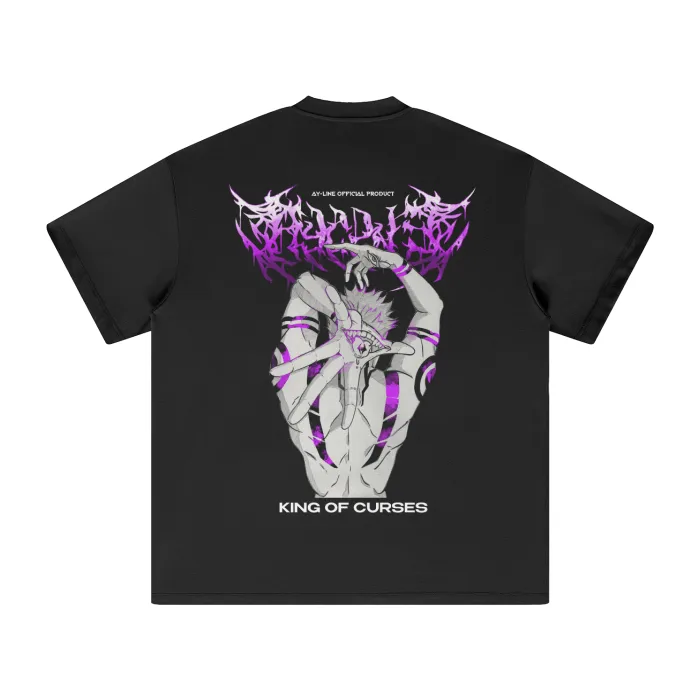 Camiseta Oversized Clássica — Rei das Maldições — imagem 2