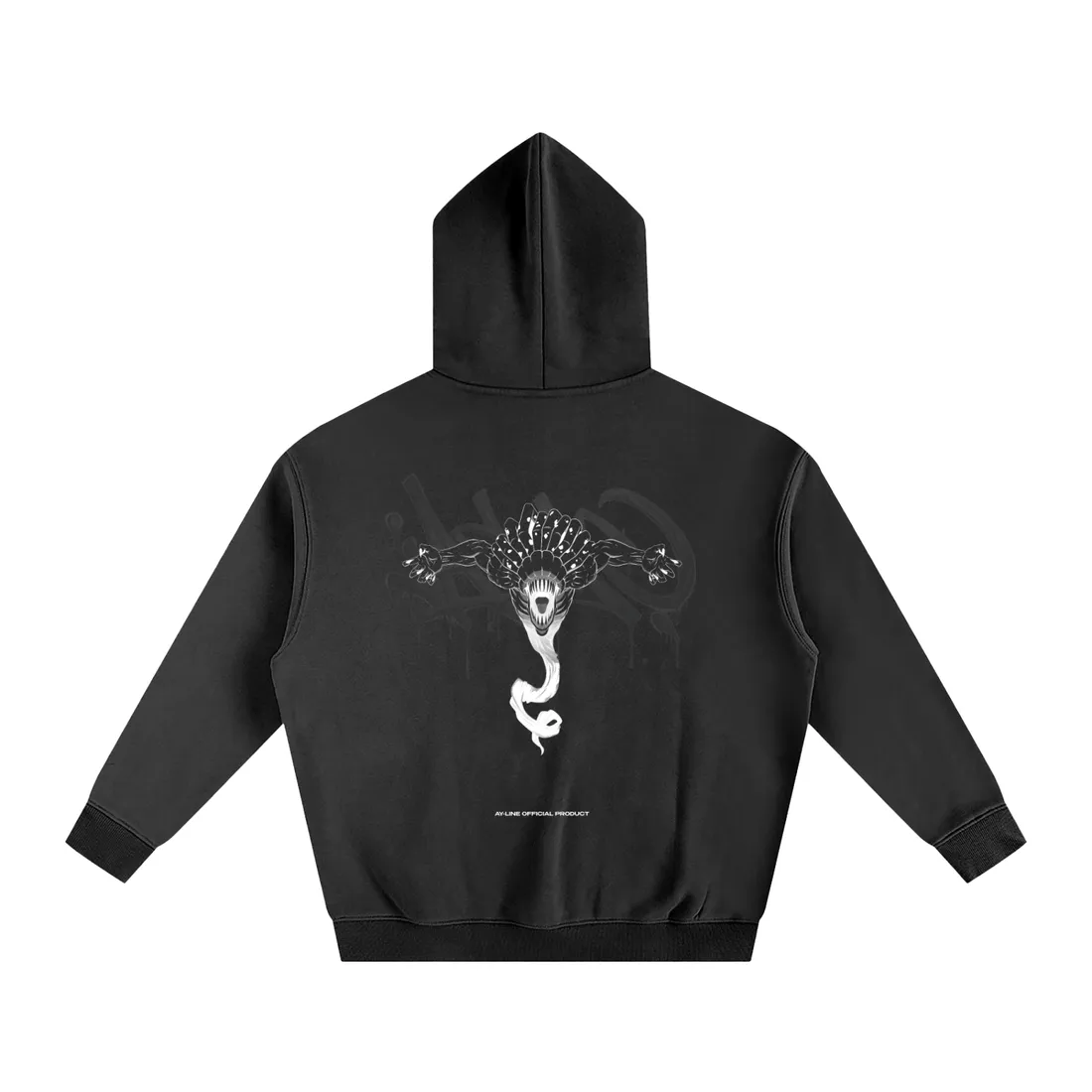 Moletom Oversized com Capuz — Amor — imagem 1