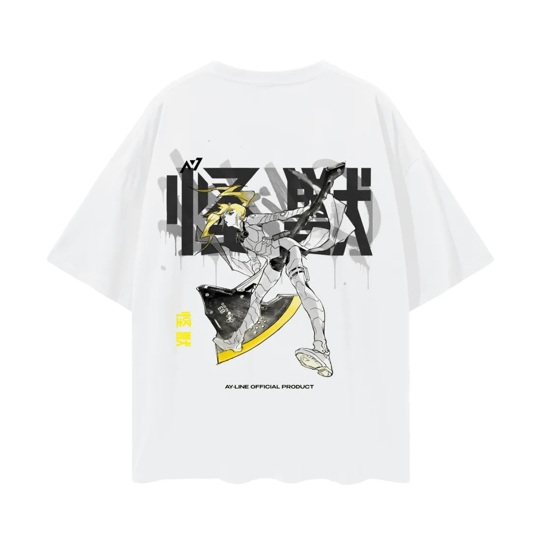 Camiseta Oversized — Investida Dourada