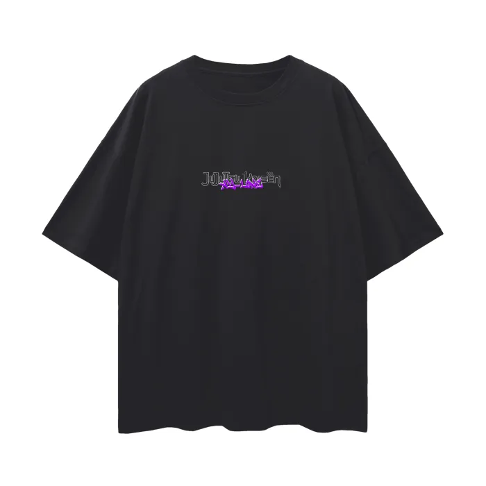 Camiseta Oversized — Assassino de Feiticeiros · Neon · Preta — imagem 2