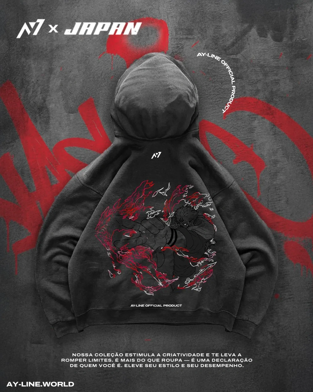 Moletom Oversized com Capuz — Desonra — imagem 5